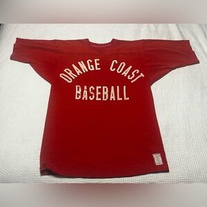 Vintage 70s 80s Goodman Sportswear Orange Coast College Baseball Jersey T-Shirt